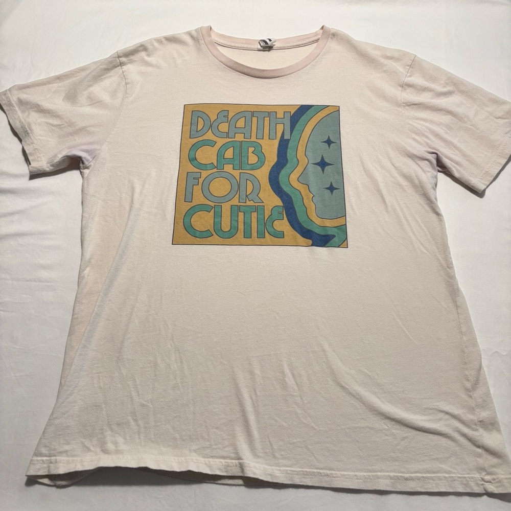 Death Cab for Cutie Graphic Tee - Light Pink